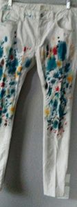 Free people paint jeans. Size 29